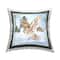 Stupell Industries Winter Owl in Flight Throw Pillow